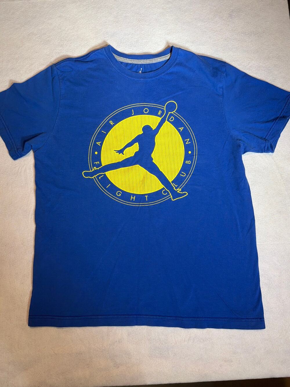 Air Jordan Flight Club Blue Graphic T-Shirt - Men’s Size Large